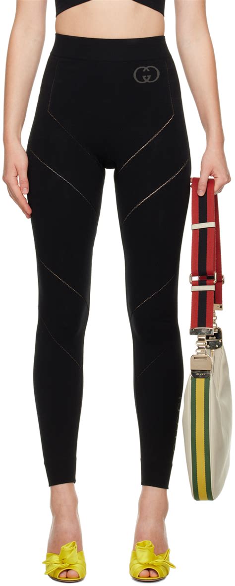 gucci leggings black nordstrom|gucci sweatpants women.